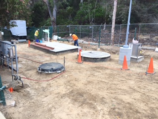 Kirk Paving construction project