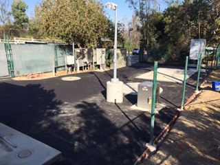 Paving equipment and crew