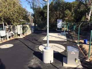 Completed asphalt project